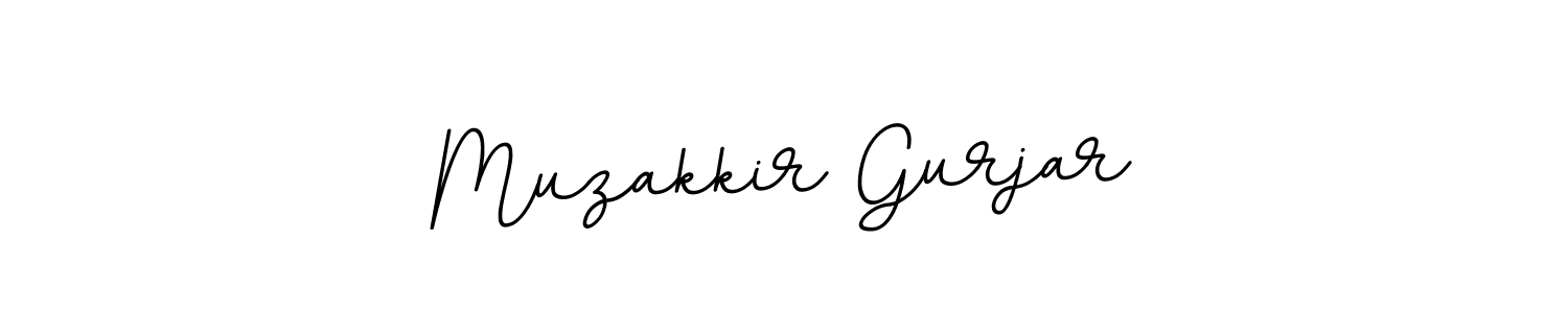 The best way (BallpointsItalic-DORy9) to make a short signature is to pick only two or three words in your name. The name Muzakkir Gurjar include a total of six letters. For converting this name. Muzakkir Gurjar signature style 11 images and pictures png