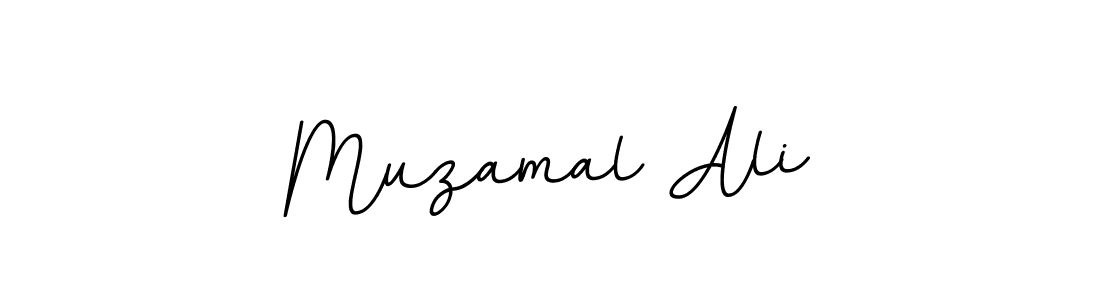 How to make Muzamal Ali signature? BallpointsItalic-DORy9 is a professional autograph style. Create handwritten signature for Muzamal Ali name. Muzamal Ali signature style 11 images and pictures png