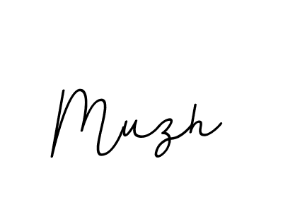 Muzh stylish signature style. Best Handwritten Sign (BallpointsItalic-DORy9) for my name. Handwritten Signature Collection Ideas for my name Muzh. Muzh signature style 11 images and pictures png