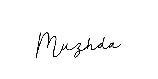 Use a signature maker to create a handwritten signature online. With this signature software, you can design (BallpointsItalic-DORy9) your own signature for name Muzhda. Muzhda signature style 11 images and pictures png