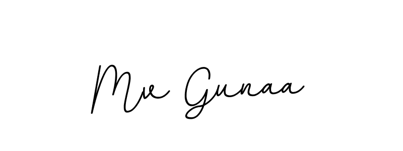 Here are the top 10 professional signature styles for the name Mv Gunaa. These are the best autograph styles you can use for your name. Mv Gunaa signature style 11 images and pictures png