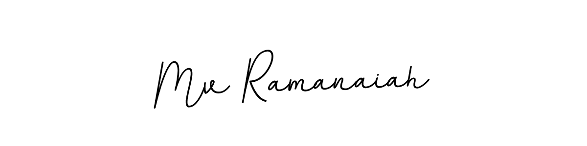 How to make Mv Ramanaiah signature? BallpointsItalic-DORy9 is a professional autograph style. Create handwritten signature for Mv Ramanaiah name. Mv Ramanaiah signature style 11 images and pictures png