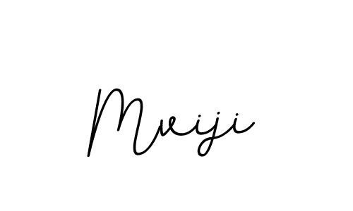 You should practise on your own different ways (BallpointsItalic-DORy9) to write your name (Mviji) in signature. don't let someone else do it for you. Mviji signature style 11 images and pictures png