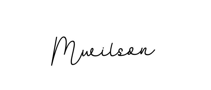 The best way (BallpointsItalic-DORy9) to make a short signature is to pick only two or three words in your name. The name Mwilson include a total of six letters. For converting this name. Mwilson signature style 11 images and pictures png