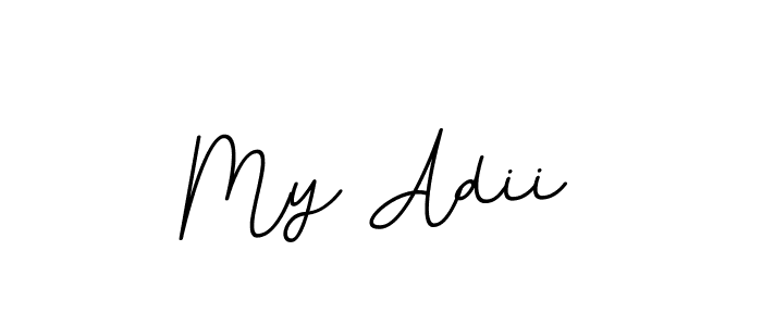 You can use this online signature creator to create a handwritten signature for the name My Adii. This is the best online autograph maker. My Adii signature style 11 images and pictures png