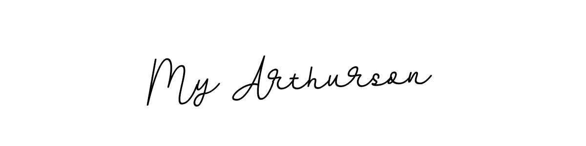 Create a beautiful signature design for name My Arthurson. With this signature (BallpointsItalic-DORy9) fonts, you can make a handwritten signature for free. My Arthurson signature style 11 images and pictures png