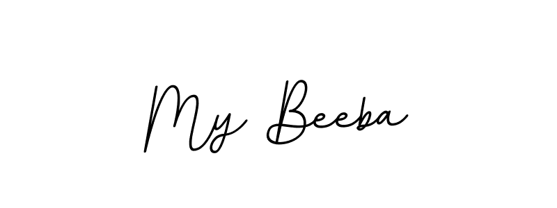 You can use this online signature creator to create a handwritten signature for the name My Beeba. This is the best online autograph maker. My Beeba signature style 11 images and pictures png