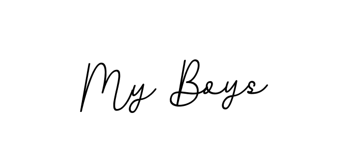 How to Draw My Boys signature style? BallpointsItalic-DORy9 is a latest design signature styles for name My Boys. My Boys signature style 11 images and pictures png