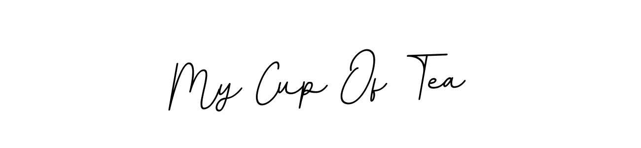 Use a signature maker to create a handwritten signature online. With this signature software, you can design (BallpointsItalic-DORy9) your own signature for name My Cup Of Tea. My Cup Of Tea signature style 11 images and pictures png