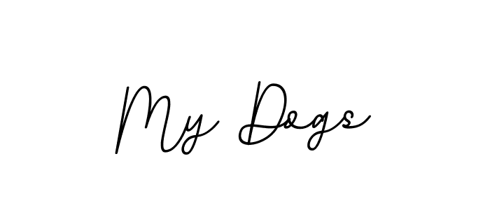 This is the best signature style for the My Dogs name. Also you like these signature font (BallpointsItalic-DORy9). Mix name signature. My Dogs signature style 11 images and pictures png