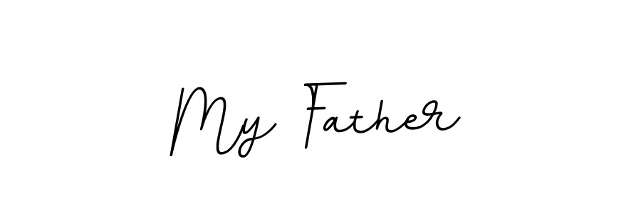 Check out images of Autograph of My Father name. Actor My Father Signature Style. BallpointsItalic-DORy9 is a professional sign style online. My Father signature style 11 images and pictures png