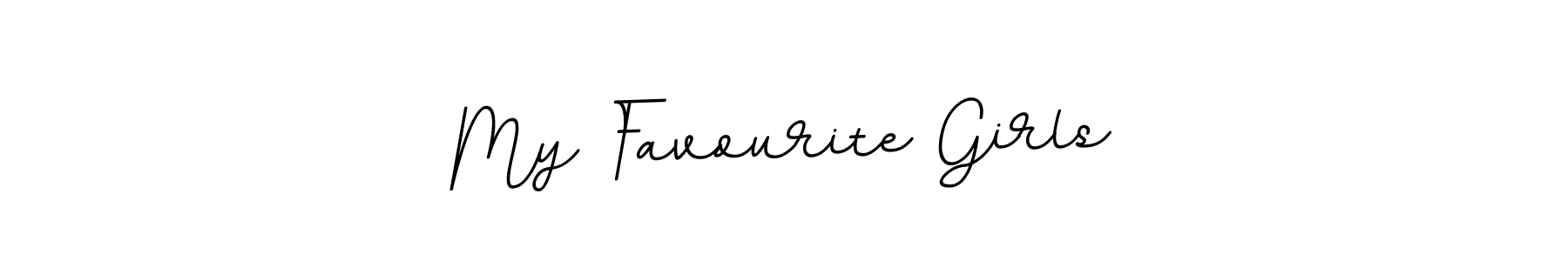 This is the best signature style for the My Favourite Girls name. Also you like these signature font (BallpointsItalic-DORy9). Mix name signature. My Favourite Girls signature style 11 images and pictures png
