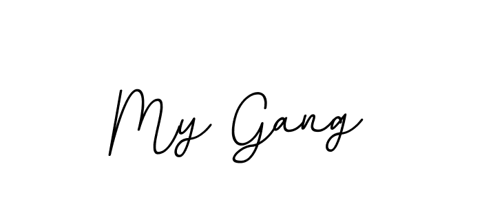 if you are searching for the best signature style for your name My Gang. so please give up your signature search. here we have designed multiple signature styles  using BallpointsItalic-DORy9. My Gang signature style 11 images and pictures png