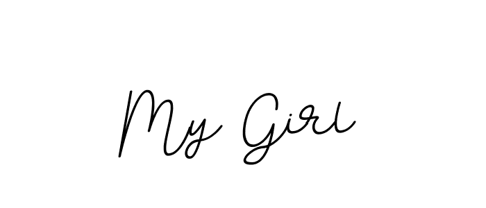 How to Draw My Girl signature style? BallpointsItalic-DORy9 is a latest design signature styles for name My Girl. My Girl signature style 11 images and pictures png