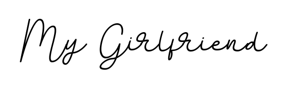 Get an exclusive digital autograph for My Girlfriend. The BallpointsItalic-DORy9 typeface captures the charm of real penmanship on paper. My Girlfriend signature style 11 images and pictures png