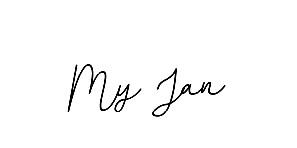 Make a beautiful signature design for name My Jan. With this signature (BallpointsItalic-DORy9) style, you can create a handwritten signature for free. My Jan signature style 11 images and pictures png