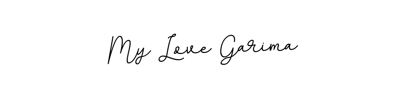 How to make My Love Garima name signature. Use BallpointsItalic-DORy9 style for creating short signs online. This is the latest handwritten sign. My Love Garima signature style 11 images and pictures png