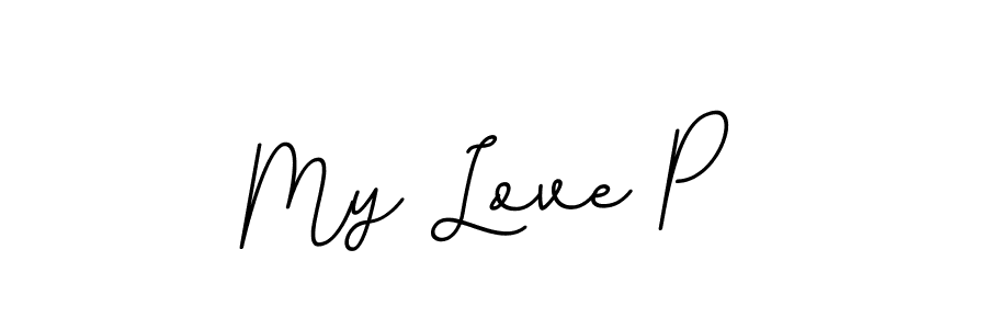 Also You can easily find your signature by using the search form. We will create My Love P name handwritten signature images for you free of cost using BallpointsItalic-DORy9 sign style. My Love P signature style 11 images and pictures png