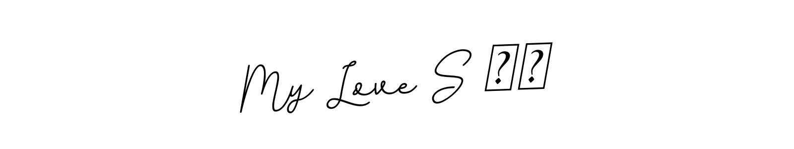 Check out images of Autograph of My Love S ✌️ name. Actor My Love S ✌️ Signature Style. BallpointsItalic-DORy9 is a professional sign style online. My Love S ✌️ signature style 11 images and pictures png