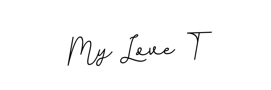 This is the best signature style for the My Love T name. Also you like these signature font (BallpointsItalic-DORy9). Mix name signature. My Love T signature style 11 images and pictures png