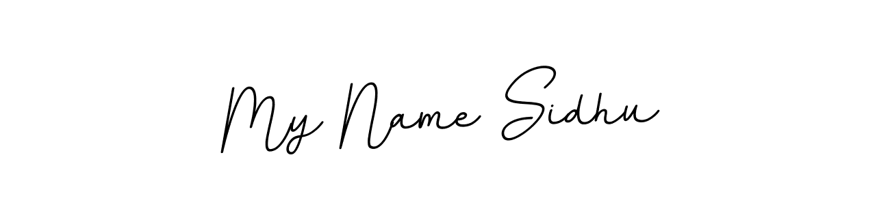 How to make My Name Sidhu signature? BallpointsItalic-DORy9 is a professional autograph style. Create handwritten signature for My Name Sidhu name. My Name Sidhu signature style 11 images and pictures png