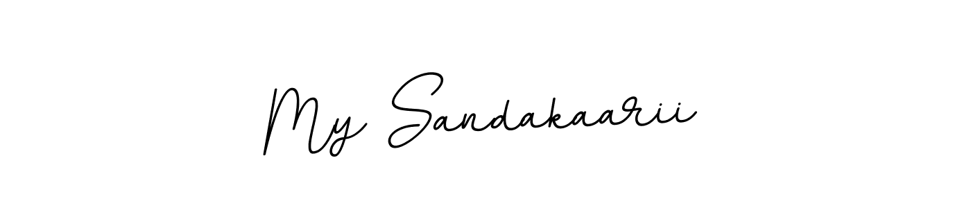 How to Draw My Sandakaarii signature style? BallpointsItalic-DORy9 is a latest design signature styles for name My Sandakaarii. My Sandakaarii signature style 11 images and pictures png