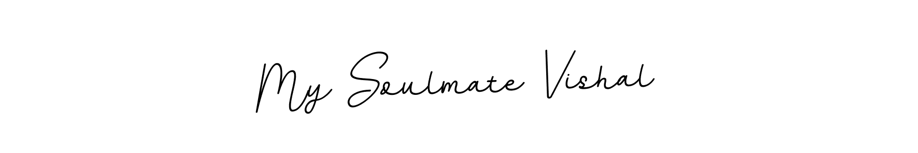 Design your own signature with our free online signature maker. With this signature software, you can create a handwritten (BallpointsItalic-DORy9) signature for name My Soulmate Vishal. My Soulmate Vishal signature style 11 images and pictures png