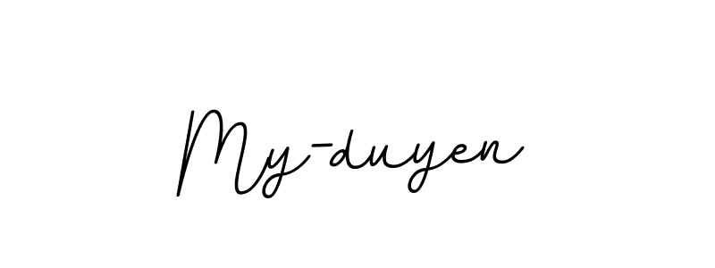 How to Draw My-duyen signature style? BallpointsItalic-DORy9 is a latest design signature styles for name My-duyen. My-duyen signature style 11 images and pictures png