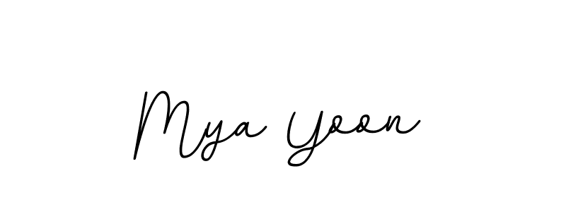 How to make Mya Yoon signature? BallpointsItalic-DORy9 is a professional autograph style. Create handwritten signature for Mya Yoon name. Mya Yoon signature style 11 images and pictures png
