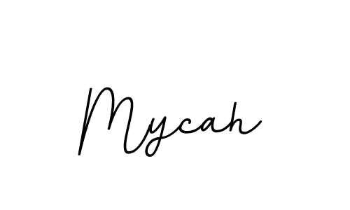 Mycah stylish signature style. Best Handwritten Sign (BallpointsItalic-DORy9) for my name. Handwritten Signature Collection Ideas for my name Mycah. Mycah signature style 11 images and pictures png