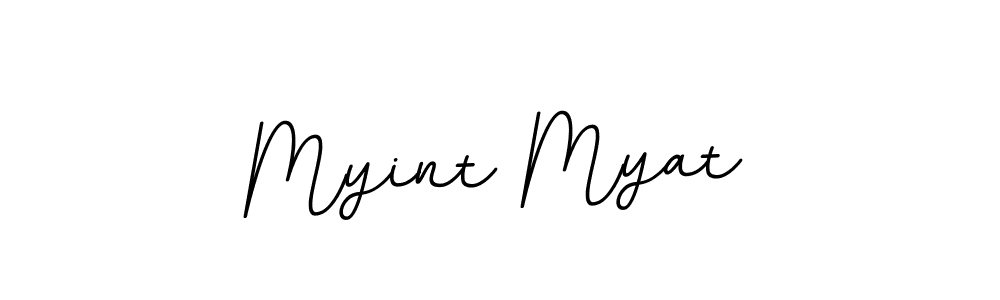 Design your own signature with our free online signature maker. With this signature software, you can create a handwritten (BallpointsItalic-DORy9) signature for name Myint Myat. Myint Myat signature style 11 images and pictures png