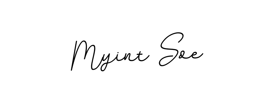 Make a beautiful signature design for name Myint Soe. With this signature (BallpointsItalic-DORy9) style, you can create a handwritten signature for free. Myint Soe signature style 11 images and pictures png