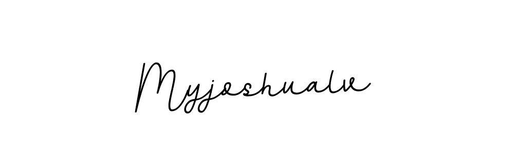 Create a beautiful signature design for name Myjoshualv. With this signature (BallpointsItalic-DORy9) fonts, you can make a handwritten signature for free. Myjoshualv signature style 11 images and pictures png