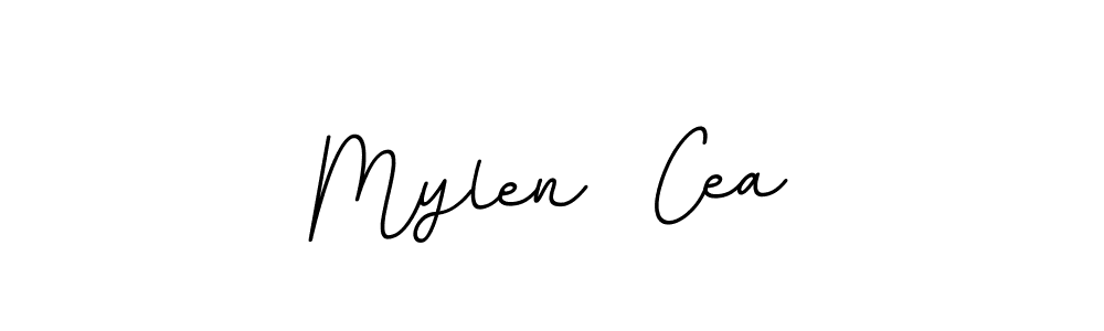 Check out images of Autograph of Mylen  Cea name. Actor Mylen  Cea Signature Style. BallpointsItalic-DORy9 is a professional sign style online. Mylen  Cea signature style 11 images and pictures png
