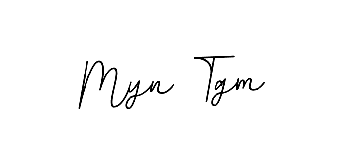 Make a beautiful signature design for name Myn Tgm. With this signature (BallpointsItalic-DORy9) style, you can create a handwritten signature for free. Myn Tgm signature style 11 images and pictures png