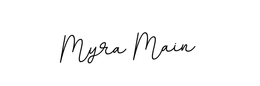 Make a beautiful signature design for name Myra Main. With this signature (BallpointsItalic-DORy9) style, you can create a handwritten signature for free. Myra Main signature style 11 images and pictures png