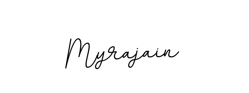 How to make Myrajain name signature. Use BallpointsItalic-DORy9 style for creating short signs online. This is the latest handwritten sign. Myrajain signature style 11 images and pictures png