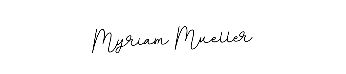 Use a signature maker to create a handwritten signature online. With this signature software, you can design (BallpointsItalic-DORy9) your own signature for name Myriam Mueller. Myriam Mueller signature style 11 images and pictures png