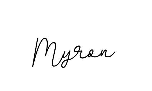 Create a beautiful signature design for name Myron. With this signature (BallpointsItalic-DORy9) fonts, you can make a handwritten signature for free. Myron signature style 11 images and pictures png