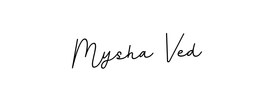 You can use this online signature creator to create a handwritten signature for the name Mysha Ved. This is the best online autograph maker. Mysha Ved signature style 11 images and pictures png