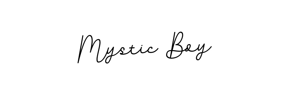 Design your own signature with our free online signature maker. With this signature software, you can create a handwritten (BallpointsItalic-DORy9) signature for name Mystic Boy. Mystic Boy signature style 11 images and pictures png