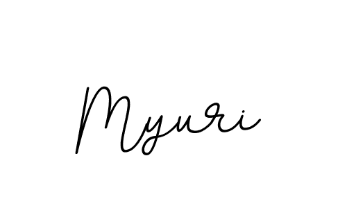 Make a beautiful signature design for name Myuri. With this signature (BallpointsItalic-DORy9) style, you can create a handwritten signature for free. Myuri signature style 11 images and pictures png