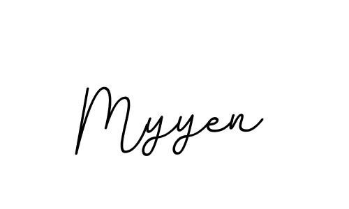 Myyen stylish signature style. Best Handwritten Sign (BallpointsItalic-DORy9) for my name. Handwritten Signature Collection Ideas for my name Myyen. Myyen signature style 11 images and pictures png