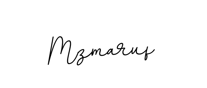 Use a signature maker to create a handwritten signature online. With this signature software, you can design (BallpointsItalic-DORy9) your own signature for name Mzmaruf. Mzmaruf signature style 11 images and pictures png