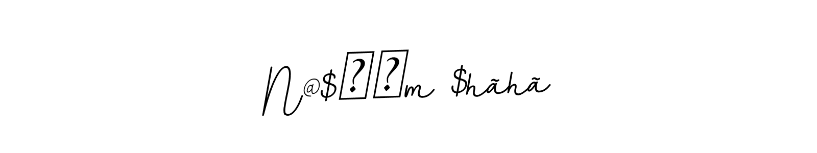 Design your own signature with our free online signature maker. With this signature software, you can create a handwritten (BallpointsItalic-DORy9) signature for name N@$ęęm $hãhã. N@$ęęm $hãhã signature style 11 images and pictures png