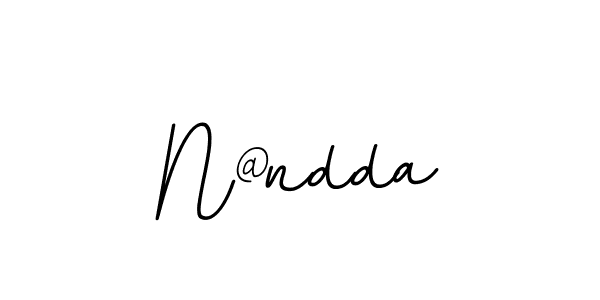 It looks lik you need a new signature style for name N@ndda. Design unique handwritten (BallpointsItalic-DORy9) signature with our free signature maker in just a few clicks. N@ndda signature style 11 images and pictures png