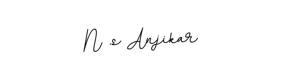 The best way (BallpointsItalic-DORy9) to make a short signature is to pick only two or three words in your name. The name N .s Anjikar include a total of six letters. For converting this name. N .s Anjikar signature style 11 images and pictures png