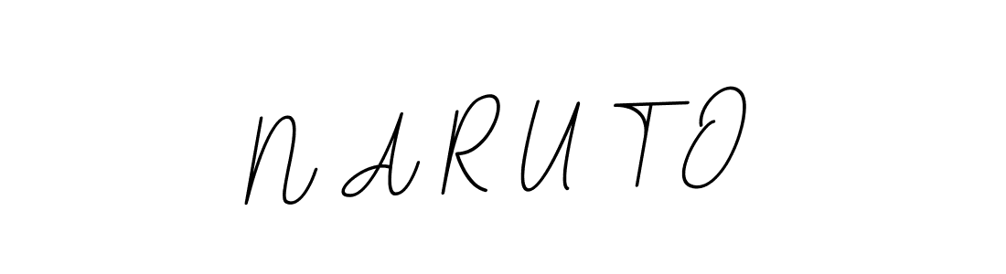 The best way (BallpointsItalic-DORy9) to make a short signature is to pick only two or three words in your name. The name N A R U T O include a total of six letters. For converting this name. N A R U T O signature style 11 images and pictures png