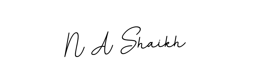 N A Shaikh stylish signature style. Best Handwritten Sign (BallpointsItalic-DORy9) for my name. Handwritten Signature Collection Ideas for my name N A Shaikh. N A Shaikh signature style 11 images and pictures png