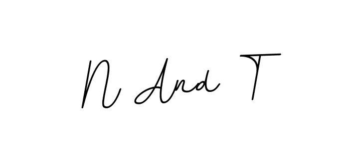 Also You can easily find your signature by using the search form. We will create N And T name handwritten signature images for you free of cost using BallpointsItalic-DORy9 sign style. N And T signature style 11 images and pictures png
